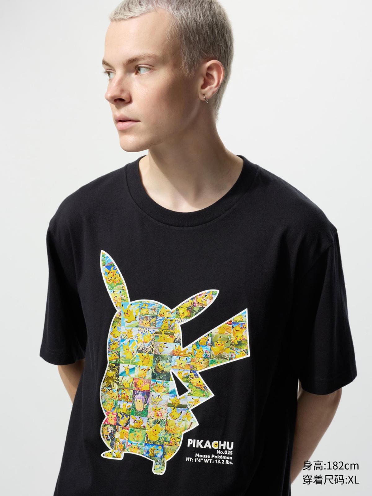 UT футболка с принтом Pokémon, Пикачу