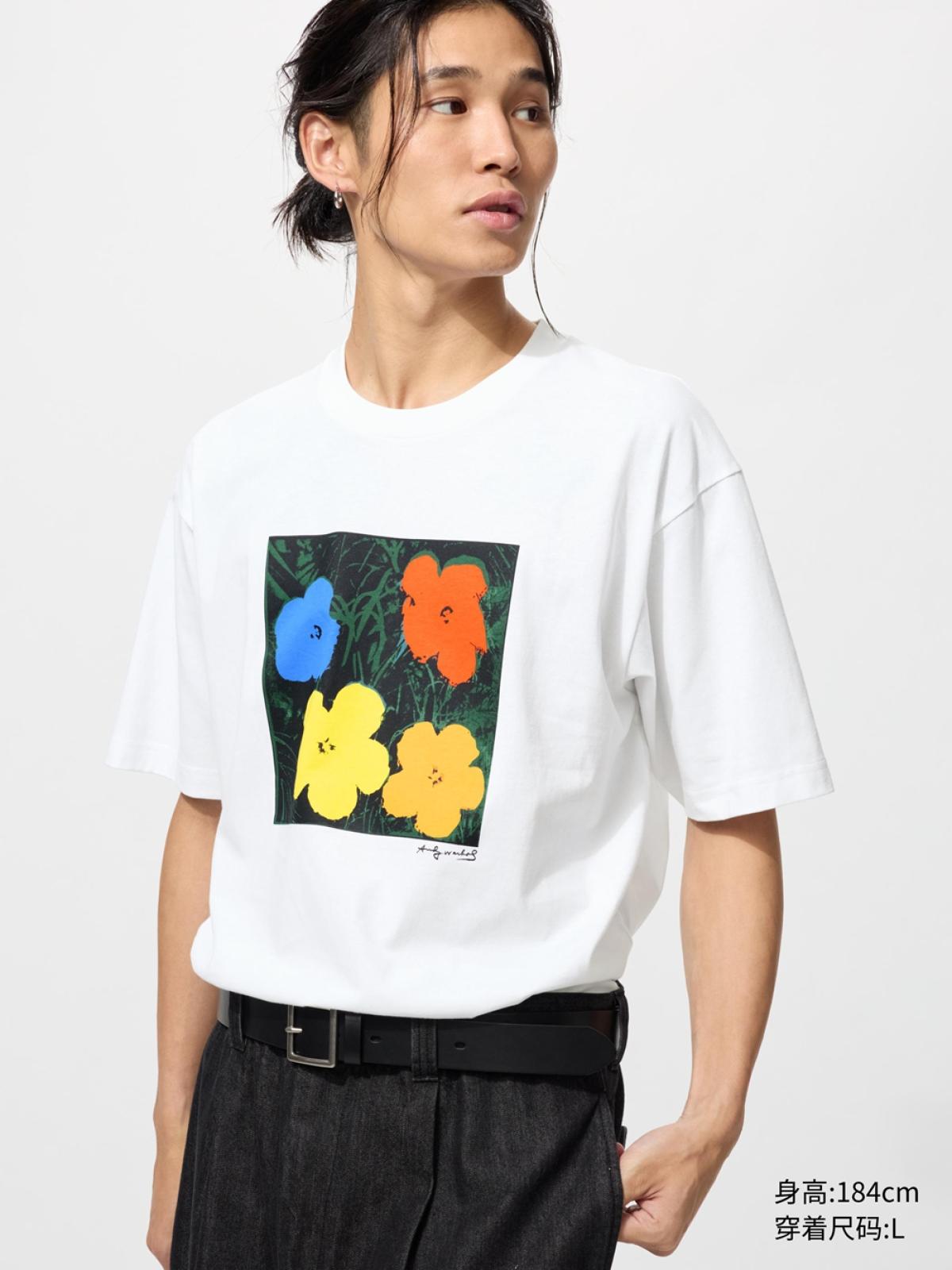UT NY POP ART футболка с принтом, короткий рукав