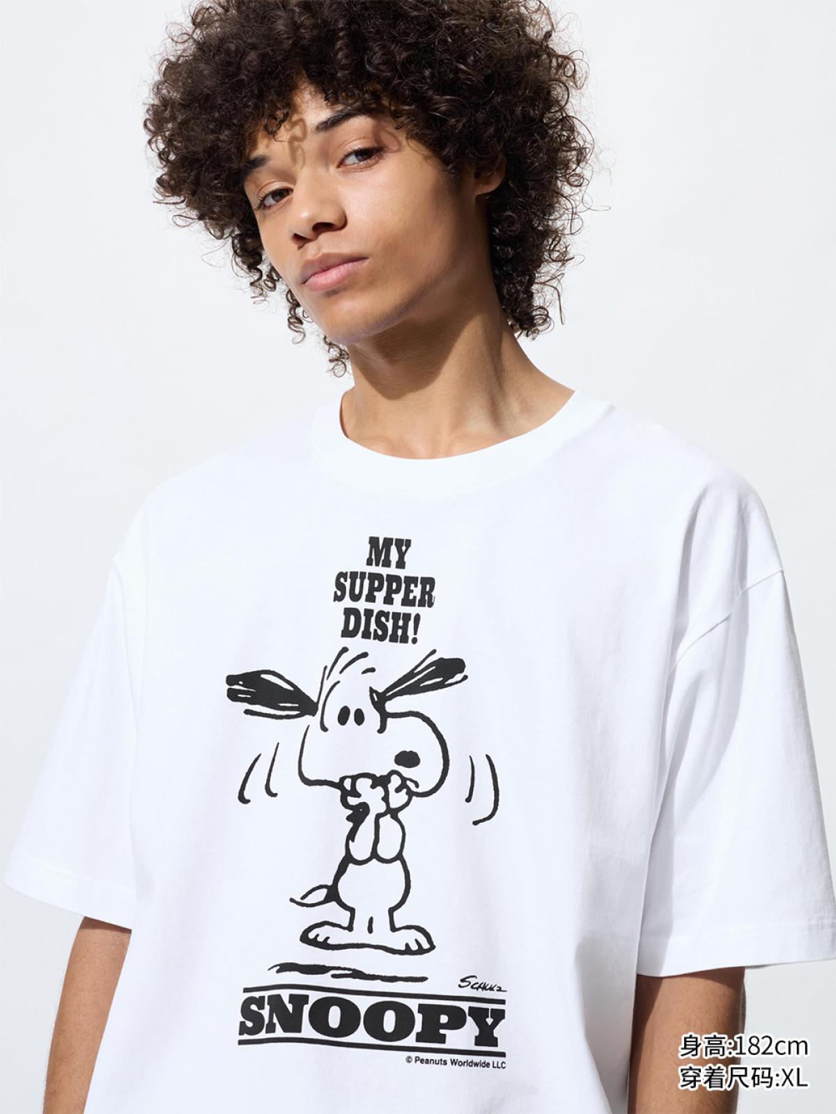 UT PEANUTS футболка с принтом, короткий рукав